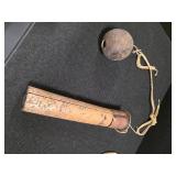 M&M Two RARE Vintage Antique Traditional Handcrafted Bamboo Blowdart Quivers