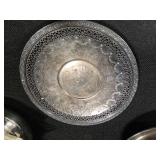 Assortment of apparently plate-silver dishes