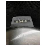 Stainless Steel CANWORKS Trash Can Lip of the basket is 23" high