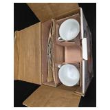 Deck The Halls Dinner Set Poinsettia & Holly w/Box TIENSHAN (Incomplete)