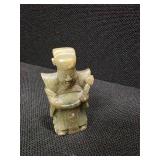 3 Antique Chinese Carvings, likely Soapstone, likely depicting the "Trio of Ancient Chinese Wise Men"