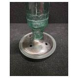 Very Cool Vintage Glass Bottle Hummingbird Feeder!