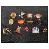 Collection of 13 Vintage Lapel pins.