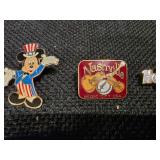 Collection of 13 Vintage Lapel pins.