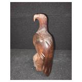 Maltese Falcon Hand-Carved Ironwood Eagle/Falcon 11 inches tall solid Hardwood