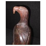 Maltese Falcon Hand-Carved Ironwood Eagle/Falcon 11 inches tall solid Hardwood