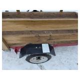 Lightweight 1200lb. Capacity HAULMASTER Foldable Utility Trailer