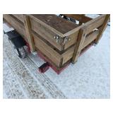 Lightweight 1200lb. Capacity HAULMASTER Foldable Utility Trailer