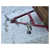 Lightweight 1200lb. Capacity HAULMASTER Foldable Utility Trailer