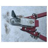 Lightweight 1200lb. Capacity HAULMASTER Foldable Utility Trailer