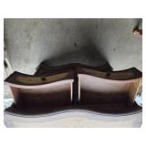 Seven Seas by Hooker Furniture Fruitwood Floral Decorated Chest Storage Cabinet