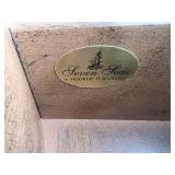 Seven Seas by Hooker Furniture Fruitwood Floral Decorated Chest Storage Cabinet