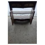 Seven Seas by Hooker Furniture Fruitwood Floral Decorated Chest Storage Cabinet