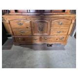 8-Drawer Dresser with a Mirror Hutch
