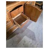 8-Drawer Dresser with a Mirror Hutch