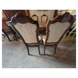 Antique Thomasville Hardwood Table and Chair Set