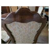 Antique Thomasville Hardwood Table and Chair Set
