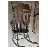 Solid, Hardwood Rocking chair