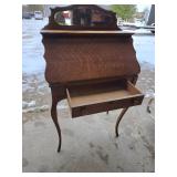 Antique Hardwood Secretaries Desk