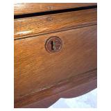 Antique Hardwood Secretaries Desk