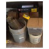 Assorted nails and fasterners