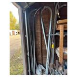 Garage door track and springs