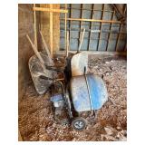 Concrete Mixer, Mixer Stands and Wheelbarrows