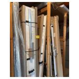 A&F Pocket Door Frames, Steel Dr Frame, Gable Vent, Glass Insert