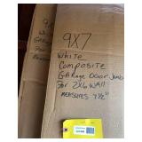 White Garage Door Jamb set