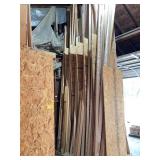 Oak Molding, Cherry Handrail, Pine Closet Rod