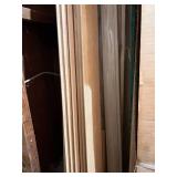 Oak Molding, Cherry Handrail, Pine Closet Rod