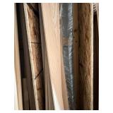 Oak Molding, Cherry Handrail, Pine Closet Rod