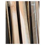 Oak Molding, Cherry Handrail, Pine Closet Rod