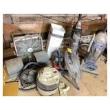 Misc vacuums, fans