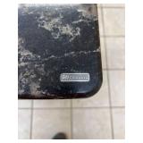 Kitchen Island With White Base and Cambria Quartz Countertop