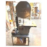 Delta Band Saw Model 28-243 with Adjustable Stand and Spare Blades