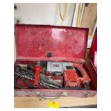 Hilti TE Series Rotary Hammer Drill with Accessories in Original Metal Carrying Case
