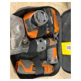 Ridgid JobMax 12V Lithium-Ion Power Handle Kit With Attachments