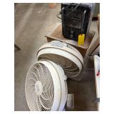Comfort Zone Heater CZ798BK (2019) and Patton Cyclone Fans Lot, Electric Sharpener.