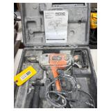 RIDGID R7120 Spade Handle Drill with Case and Manual