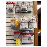 Hardware Supplies: Screws, Door Hangers, and Wall Repair Patches