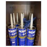 Storage Shelf with Henry 440 Adhesive and Sikaflex 15 LM Sealant