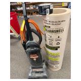 Hoover Commercial Vacuum with Trimaco FloorShell Roll and Seam Tape