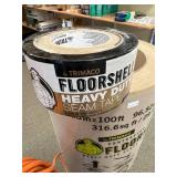 Hoover Commercial Vacuum with Trimaco FloorShell Roll and Seam Tape