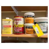 Various Building and Repair Products, Including Muriatic Acid and Adhesives