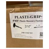 Plasti-Grip Masonry Fasteners and ZipWall Zippers Lot