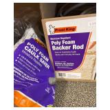Poly Foam Backer Rod Rolls and 5/8-inch Backer Rod
