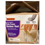 Poly Foam Backer Rod Rolls and 5/8-inch Backer Rod