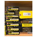 Boxes of Nails Including Wood Pro and Grip-Rite