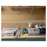 Hampton Bay Vanity Fixture, Organized Living Shelving Components, and Ecosmart Bulbs